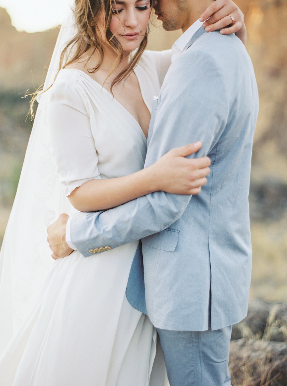 effortless bridal hair