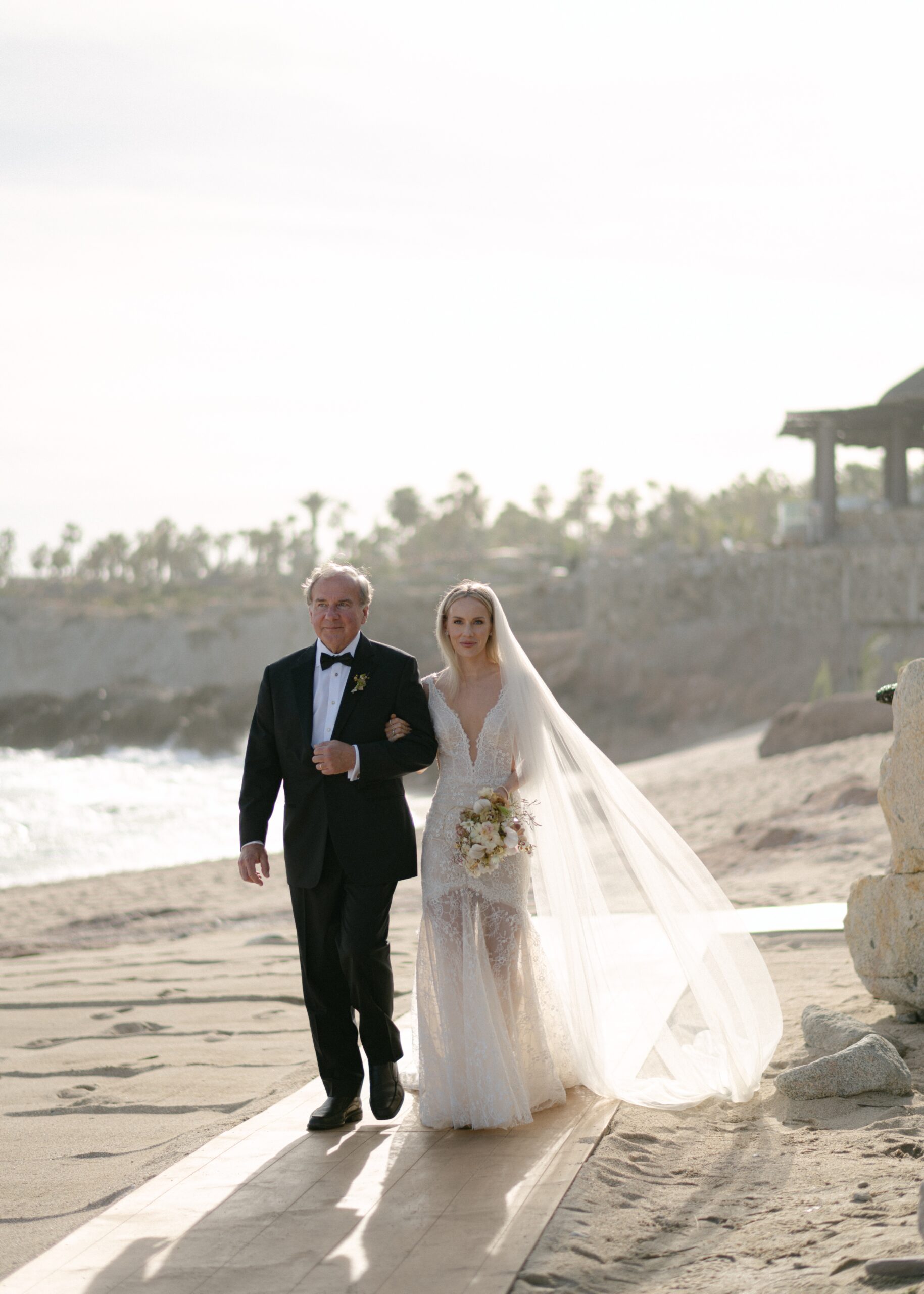 bride cabo wedding ceremony