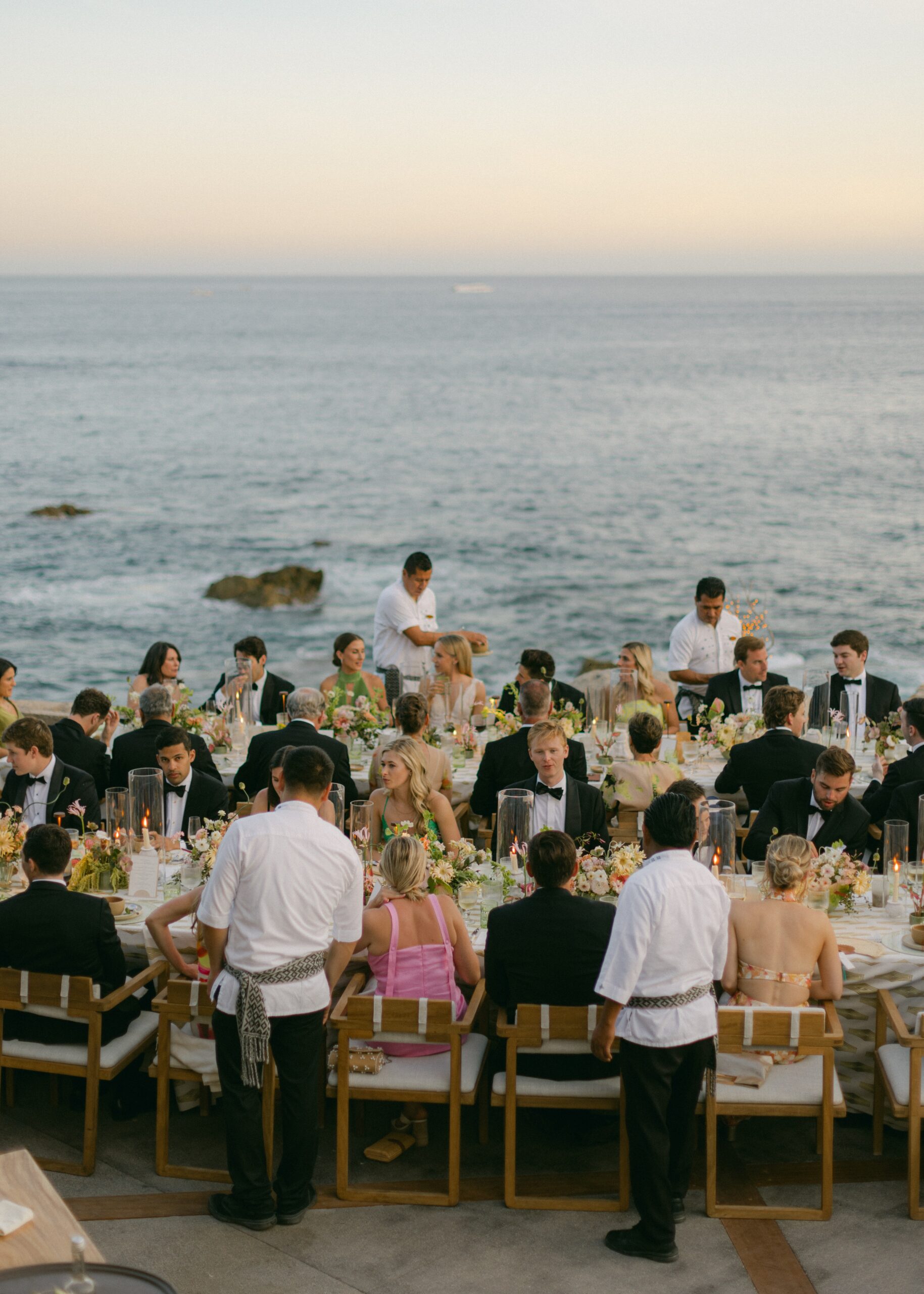 cabo wedding reception dinner